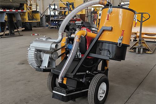 Road Groove Cutter with Vacuum