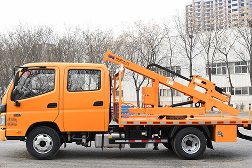 Truck-mounted Guardrail Pile Driver